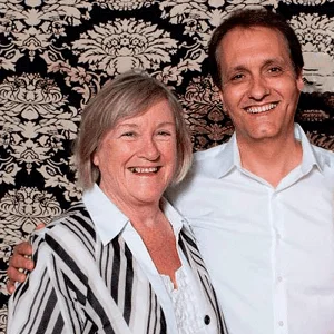 Peter Diaz with Marie Fox